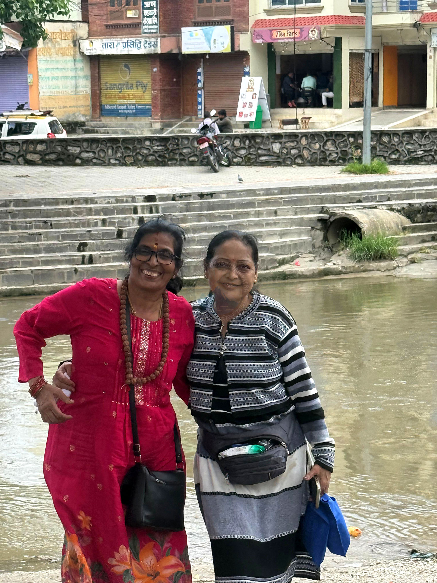 Smiling pilgrims enjoying a transformative journey and forming strong bonds during Mount Kailash Yatra